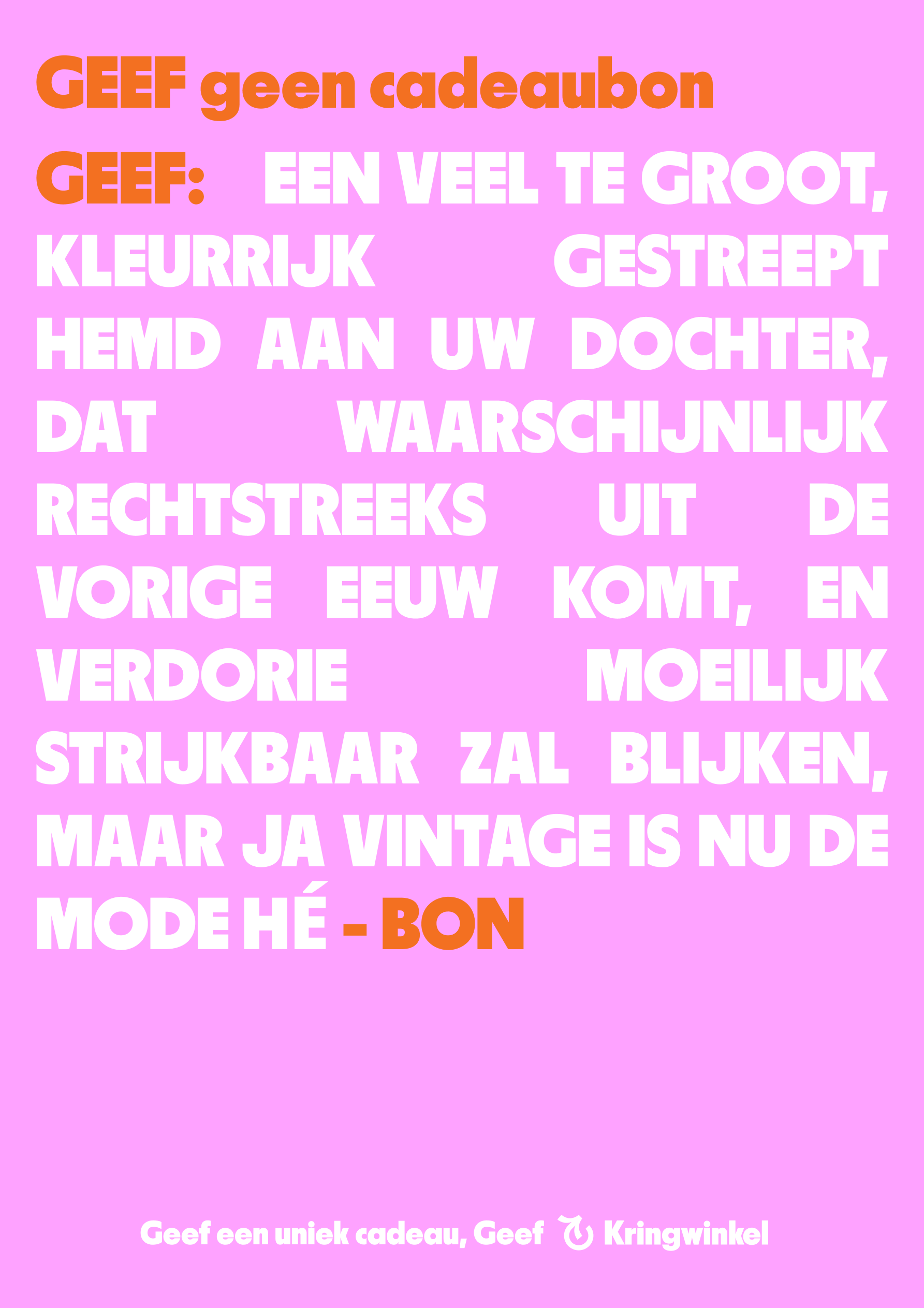 Kringwinkel poster variant