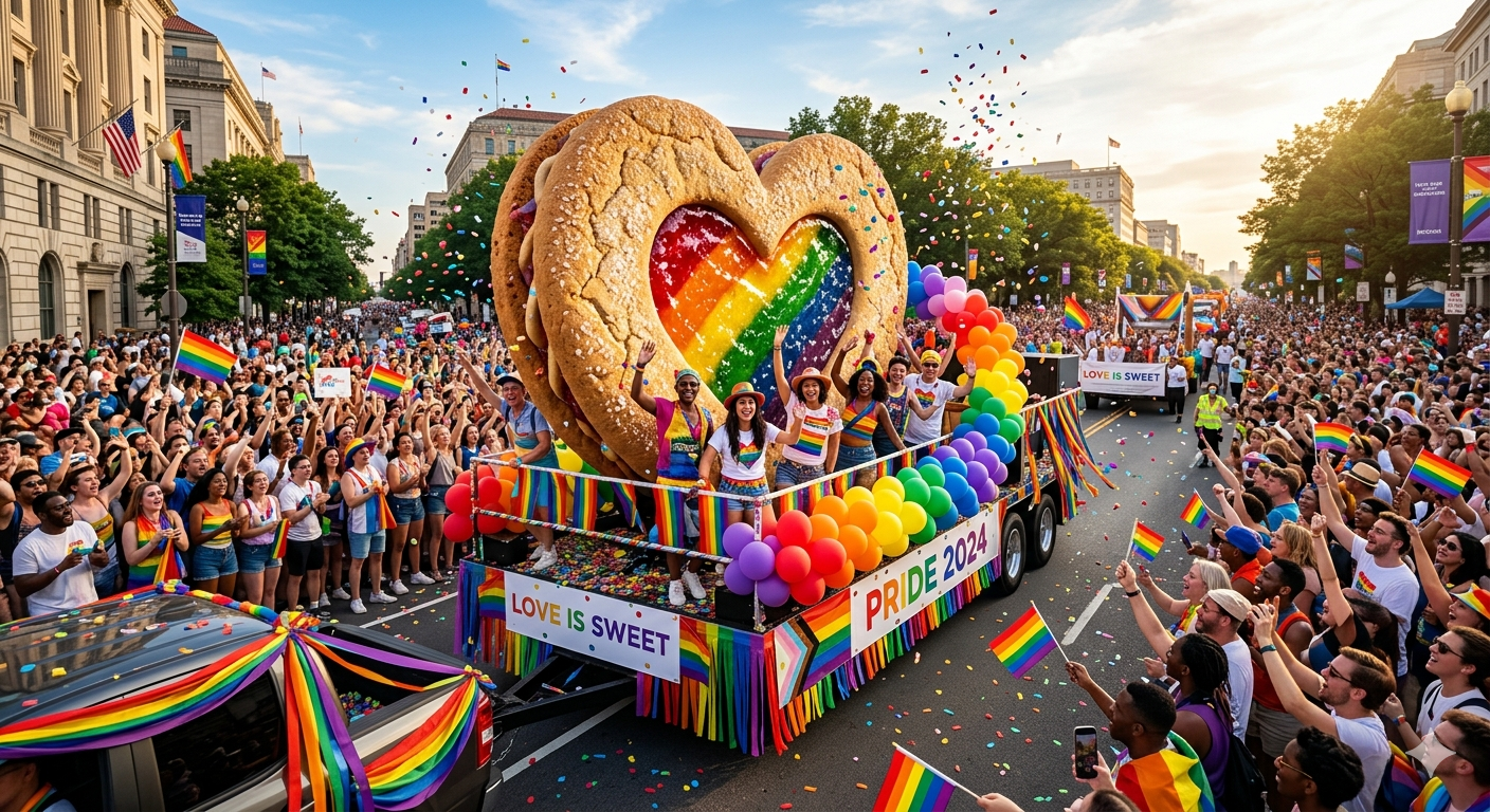Pride parade visual